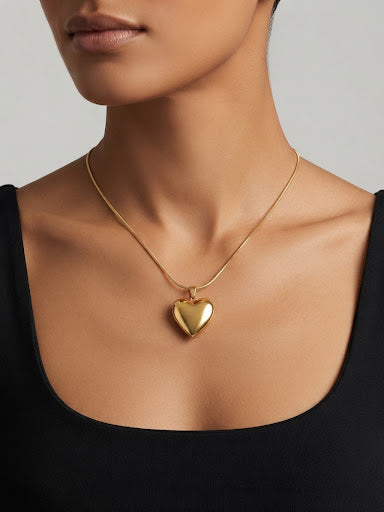 Collana Cuore Bombato