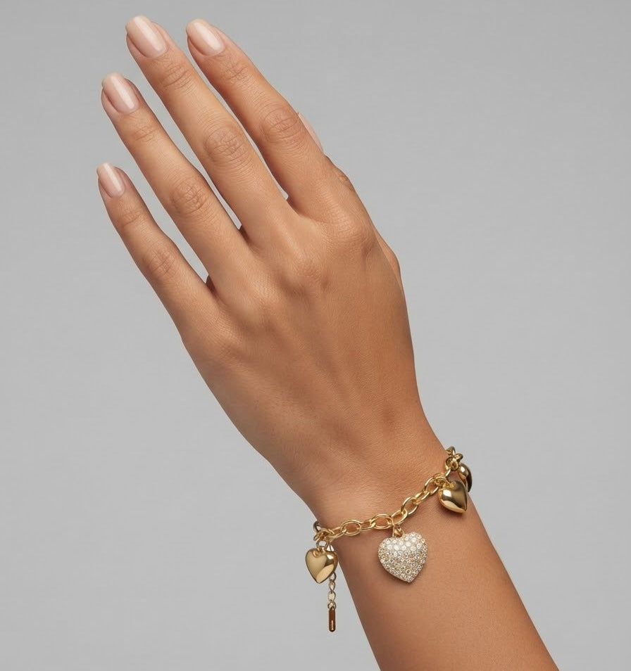 Bracelet Heart bling