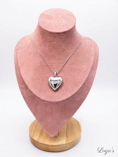 Collana Cuore Bombato