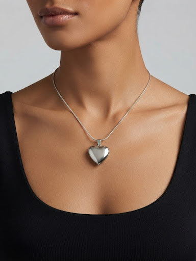 Collana Cuore Bombato