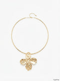 Collana  rigida Metal Flower