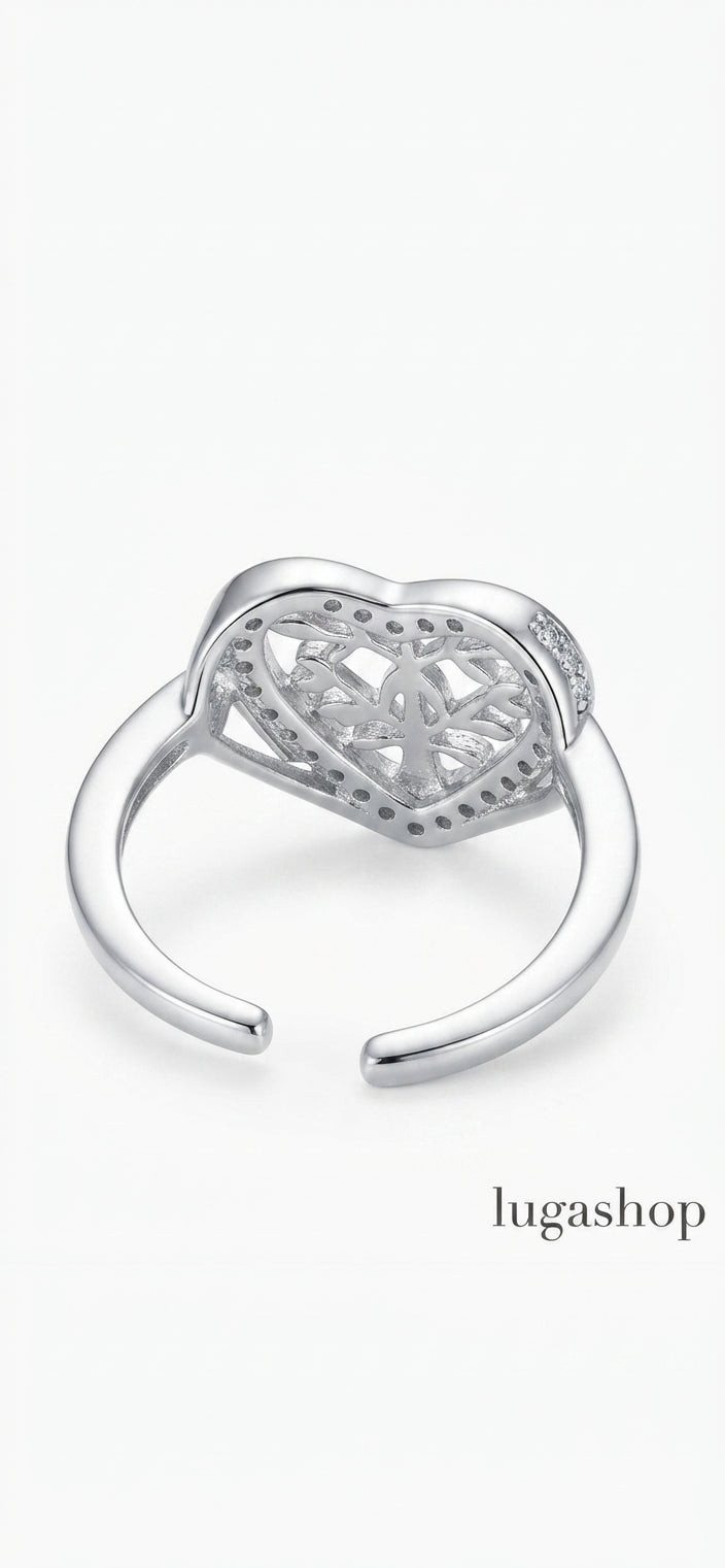 Anello Cuore "Albero della Vita"